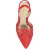 imageFSJ Women Fashion Low Kitten Heels Pumps Pointed Toe Slingback Sandals Comfy Wedding Party Sexy Dress Shoes Size 415 USRed 2