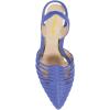 imageFSJ Women Fashion Low Kitten Heels Pumps Pointed Toe Slingback Sandals Comfy Wedding Party Sexy Dress Shoes Size 415 USRoyal Blue