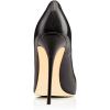 imageFSJ Women Formal Pointed Toe Pumps High Heel Sexy Stilettos Slip On Office Cute Evening Dress Shoes Size 415 USBlack Leather