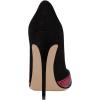 imageFSJ Women Formal Pointed Toe Pumps High Heel Sexy Stilettos Slip On Office Cute Evening Dress Shoes Size 415 USBlack Suede