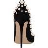 imageFSJ Women Formal Pointed Toe Pumps High Heel Sexy Stilettos Slip On Office Cute Evening Dress Shoes Size 415 USBlacksuede Pearls