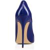 imageFSJ Women Formal Pointed Toe Pumps High Heel Sexy Stilettos Slip On Office Cute Evening Dress Shoes Size 415 USBlue
