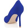 imageFSJ Women Formal Pointed Toe Pumps High Heel Sexy Stilettos Slip On Office Cute Evening Dress Shoes Size 415 USBluesuede