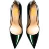 imageFSJ Women Formal Pointed Toe Pumps High Heel Sexy Stilettos Slip On Office Cute Evening Dress Shoes Size 415 USForest Green