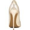 imageFSJ Women Formal Pointed Toe Pumps High Heel Sexy Stilettos Slip On Office Cute Evening Dress Shoes Size 415 USGolden