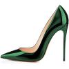 imageFSJ Women Formal Pointed Toe Pumps High Heel Sexy Stilettos Slip On Office Cute Evening Dress Shoes Size 415 USGreenmirror