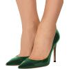 imageFSJ Women Formal Pointed Toe Pumps High Heel Sexy Stilettos Slip On Office Cute Evening Dress Shoes Size 415 USGreenmirror