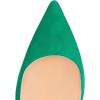 imageFSJ Women Formal Pointed Toe Pumps High Heel Sexy Stilettos Slip On Office Cute Evening Dress Shoes Size 415 USGreensuede