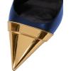 imageFSJ Women Formal Pointed Toe Pumps High Heel Sexy Stilettos Slip On Office Cute Evening Dress Shoes Size 415 USNavy