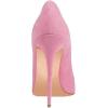 imageFSJ Women Formal Pointed Toe Pumps High Heel Sexy Stilettos Slip On Office Cute Evening Dress Shoes Size 415 USPinksuede