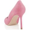 imageFSJ Women Formal Pointed Toe Pumps High Heel Sexy Stilettos Slip On Office Cute Evening Dress Shoes Size 415 USPinksuede