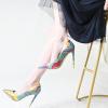 imageFSJ Women Formal Pointed Toe Pumps High Heel Sexy Stilettos Slip On Office Cute Evening Dress Shoes Size 415 USQuicksand