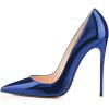 imageFSJ Women Formal Pointed Toe Pumps High Heel Sexy Stilettos Slip On Office Cute Evening Dress Shoes Size 415 USRoyalblue