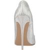 imageFSJ Women Formal Pointed Toe Pumps High Heel Sexy Stilettos Slip On Office Cute Evening Dress Shoes Size 415 USSilver 1