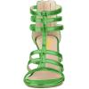 imageFSJ Women Chunky Mid High Heel Sandals Open Toe TStrap Pumps Cutout Dress Party Prom Office Strappy Shoes Elastic Back Zipper Size 415 USEmerald