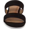 imageFSJ Women Comfortable Open Toe Sandals Mule Chunky Low Heel Strappy Casual Shoes Size 415 USBlack