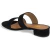 imageFSJ Women Comfortable Open Toe Sandals Mule Chunky Low Heel Strappy Casual Shoes Size 415 USBlack