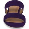 imageFSJ Women Comfortable Open Toe Sandals Mule Chunky Low Heel Strappy Casual Shoes Size 415 USDarkpurple