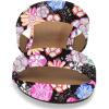 imageFSJ Women Comfortable Open Toe Sandals Mule Chunky Low Heel Strappy Casual Shoes Size 415 USFlower