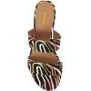 imageFSJ Women Comfortable Open Toe Sandals Mule Chunky Low Heel Strappy Casual Shoes Size 415 USLine