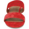imageFSJ Women Comfortable Open Toe Sandals Mule Chunky Low Heel Strappy Casual Shoes Size 415 USRed
