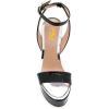 imageFSJ Women Open Round Toe Wedges Sandals Burnished Dorsay Pumps Platform with Buckle Ankle Straps Backless Sexy Bridal Party Dress Shoes Size 415 USBlack