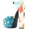 imageFSJ Women Platform Pumps Block Chunky High Heels DOrsay Peep Toe Sandals Buckle Ankle Strap Comfort Elegant Bridal Party Dress Shoes Size 415 USPainting