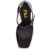 imageFSJ Women Platform Pumps Block Chunky High Heels DOrsay Peep Toe Sandals Buckle Ankle Strap Comfort Elegant Bridal Party Dress Shoes Size 415 USZebra