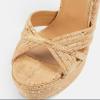 imageFSJ Women Sexy Strappy Open Toe Platform Sandals Ankle Strap High Stiletto Heel Metallic Dress Party Shoes Size 415 USWood