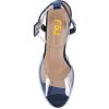 imageFSJ Women Stiletto High Heel Sandals Platform Open Peep Toe Clear Ankle Strap Transparent Strappy Party Homecoming Dress Shoes Size 415 USBlue
