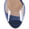 imageFSJ Women Stiletto High Heel Sandals Platform Open Peep Toe Clear Ankle Strap Transparent Strappy Party Homecoming Dress Shoes Size 415 USBlue