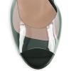 imageFSJ Women Stiletto High Heel Sandals Platform Open Peep Toe Clear Ankle Strap Transparent Strappy Party Homecoming Dress Shoes Size 415 USDark Green