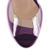 imageFSJ Women Stiletto High Heel Sandals Platform Open Peep Toe Clear Ankle Strap Transparent Strappy Party Homecoming Dress Shoes Size 415 USPurple