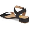 imageFSJ Women Casual Open Toe Block Low Heel Ankle Strap Sandals Comfort Summer Shoes Size 415 USBlack