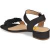 imageFSJ Women Casual Open Toe Block Low Heel Ankle Strap Sandals Comfort Summer Shoes Size 415 USBlackflower