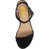 imageFSJ Women Casual Open Toe Block Low Heel Ankle Strap Sandals Comfort Summer Shoes Size 415 USBlacksuede