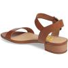 imageFSJ Women Casual Open Toe Block Low Heel Ankle Strap Sandals Comfort Summer Shoes Size 415 USBrown