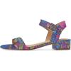 imageFSJ Women Casual Open Toe Block Low Heel Ankle Strap Sandals Comfort Summer Shoes Size 415 USFlower