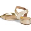 imageFSJ Women Casual Open Toe Block Low Heel Ankle Strap Sandals Comfort Summer Shoes Size 415 USGloden