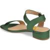 imageFSJ Women Casual Open Toe Block Low Heel Ankle Strap Sandals Comfort Summer Shoes Size 415 USGreen