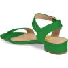 imageFSJ Women Casual Open Toe Block Low Heel Ankle Strap Sandals Comfort Summer Shoes Size 415 USGreen2