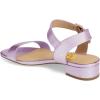 imageFSJ Women Casual Open Toe Block Low Heel Ankle Strap Sandals Comfort Summer Shoes Size 415 USLavender