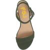 imageFSJ Women Casual Open Toe Block Low Heel Ankle Strap Sandals Comfort Summer Shoes Size 415 USOlive