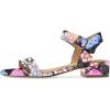 imageFSJ Women Casual Open Toe Block Low Heel Ankle Strap Sandals Comfort Summer Shoes Size 415 USPainting