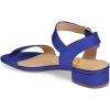 imageFSJ Women Casual Open Toe Block Low Heel Ankle Strap Sandals Comfort Summer Shoes Size 415 USRoyal Blue