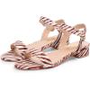 imageFSJ Women Casual Open Toe Block Low Heel Ankle Strap Sandals Comfort Summer Shoes Size 415 USStripes