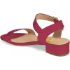 imageFSJ Women Casual Open Toe Block Low Heel Ankle Strap Sandals Comfort Summer Shoes Size 415 USWinered
