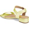 imageFSJ Women Casual Open Toe Block Low Heel Ankle Strap Sandals Comfort Summer Shoes Size 415 USYellow