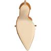 imageFSJ Women Fashion Pointed Toe Stiletto High Heel Strappy Cutout Dress Sandals Lace up Bowknots Suede Party Pumps Shoes Size 415 USGoldenrod
