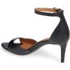 imageFSJ Women Summer Buckled Ankle Strap Sandals Open Toe Mid Stiletto Heels Casual Daily Shoes Size 415 USBlack